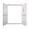 Steel fire-rated door-QA-GFM-003