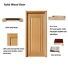 Solid Wood Door-QA-SMM-001