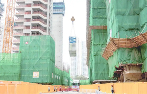 SS519 Olympic Avenue housing site using EN standard steel fire doors from Qi An