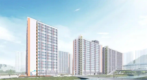 Hong kong SS519 kai tak Olympic avenue light public housing project