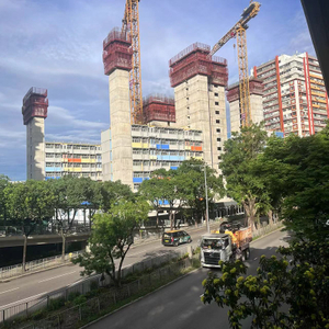 Site logistics for Legislative Council project with factory direct fire door supplier Qi An